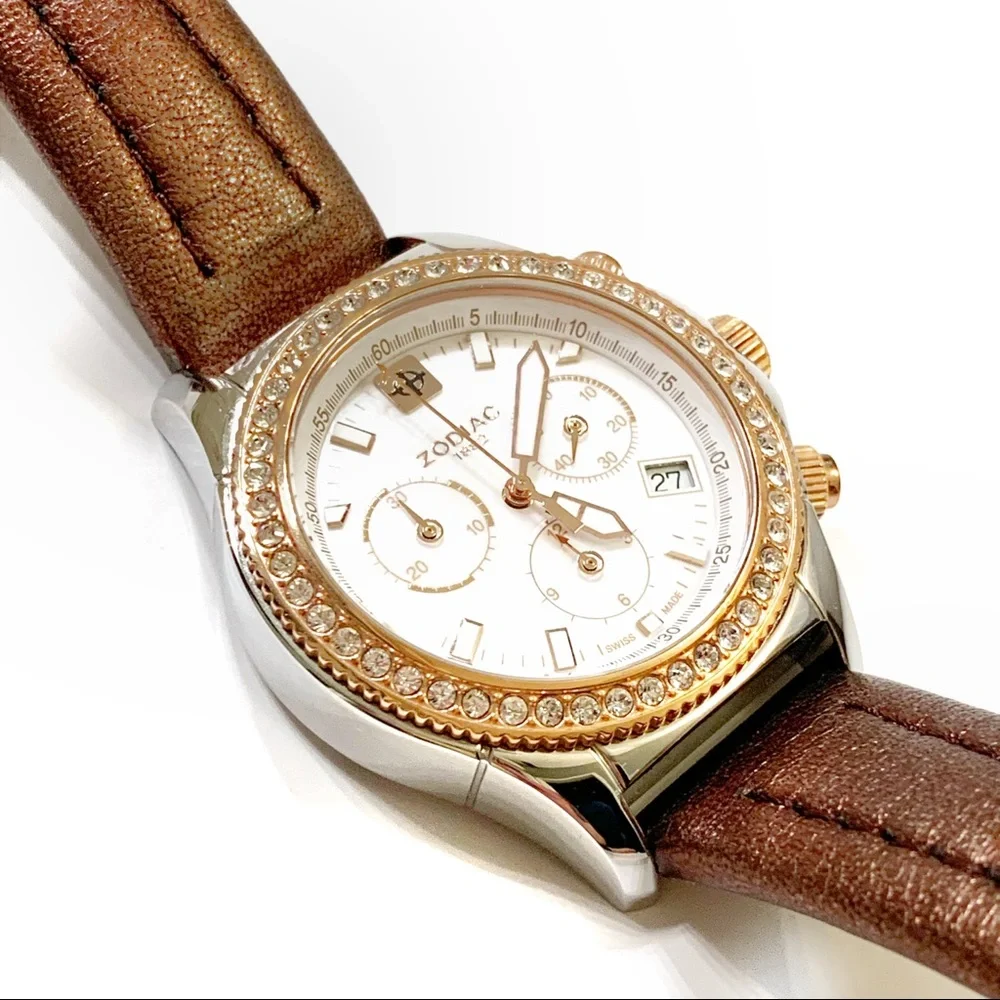Zodiac Air Dragon MOP Chronograph Watch ZO7622
